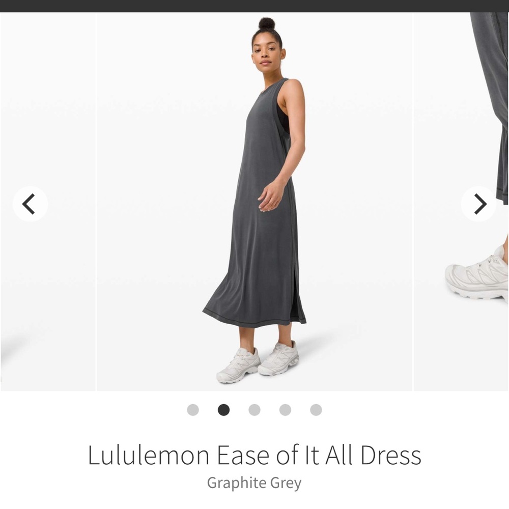 Lululemon Ease of It All Dress - Graphite Grey